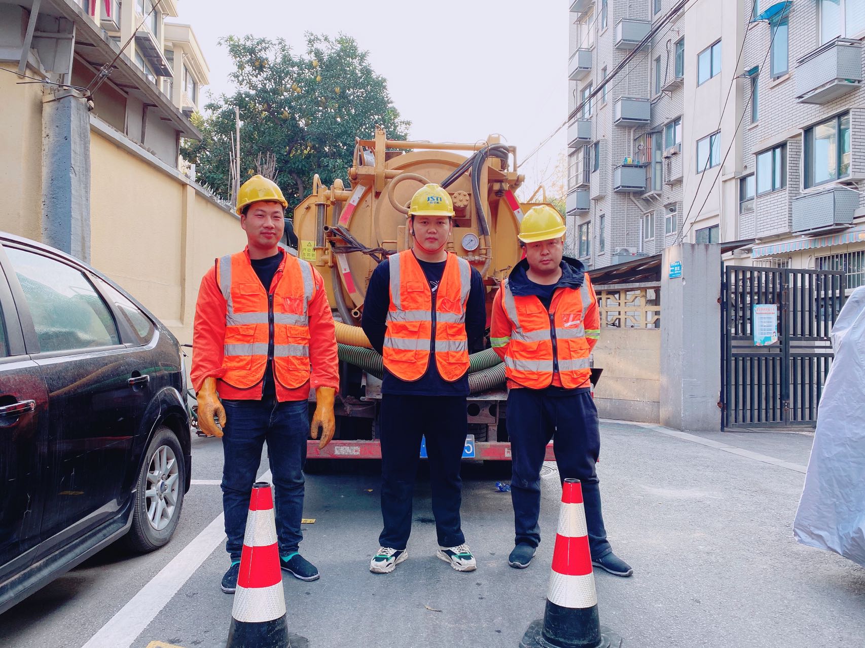 新街口南京某小区管道清淤检测施工